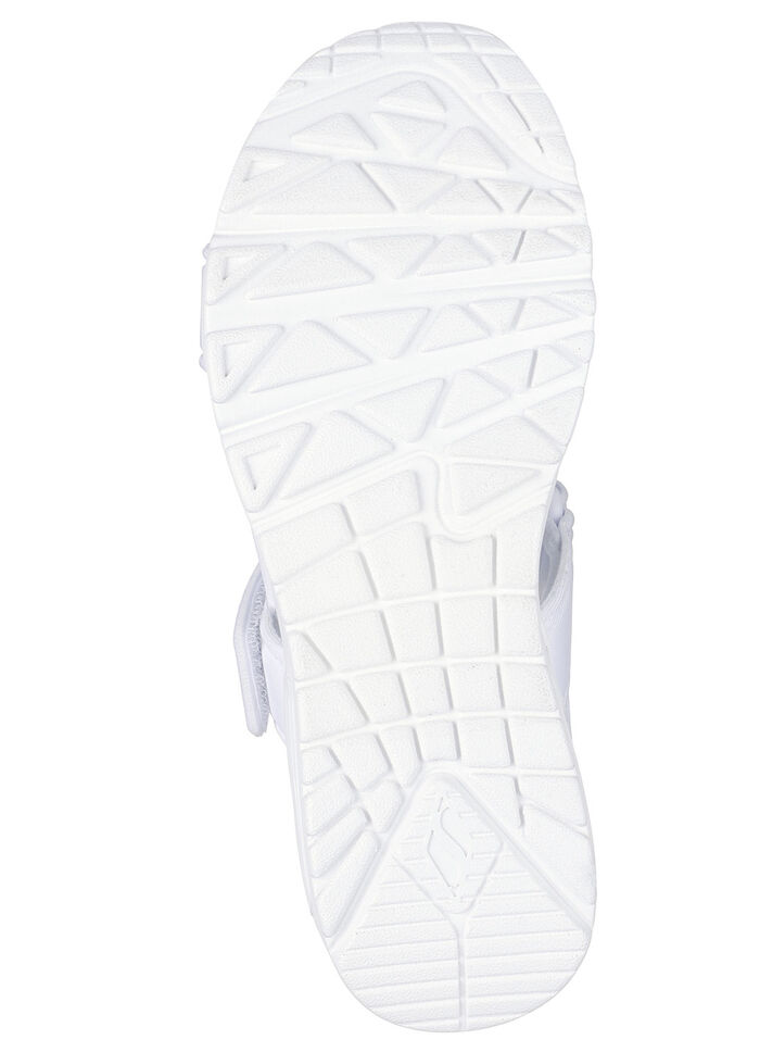 SKECHERS sandaal van rekbaar textielmateriaal WEISS