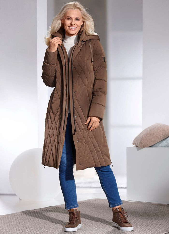 Jas met afneembare capuchon WALNOOT