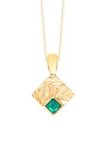 Edele hanger met smaragd 