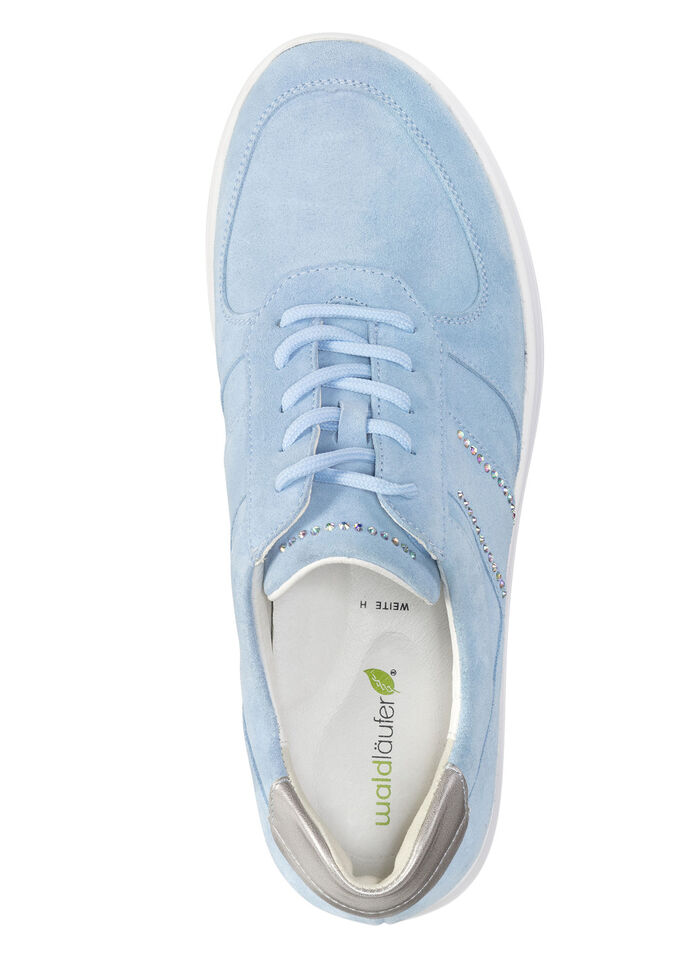 Ranger sneakers met strass steentjes HEMELBLAUW