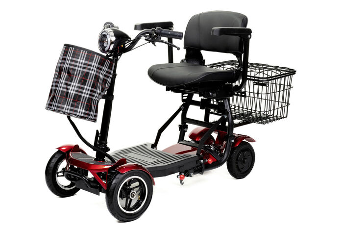 4-wiel scooter van Antar ROOD