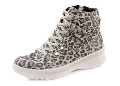 Trendy dameslaarzen, winterschoenen, breedte H, met rits 