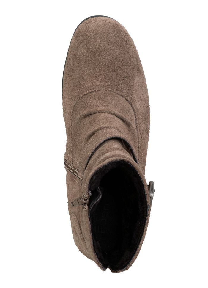 ELENA EDEN enkellaarsjes met ruches en decoratieve sluiting 