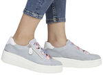 Remonte sneakers met kleurrijke vetersluiting BLEU-WEISS