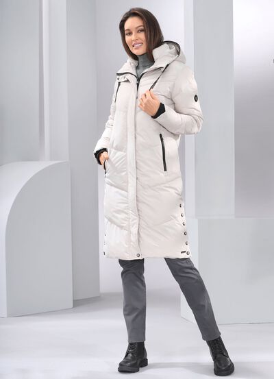 Jas met vaste capuchon 