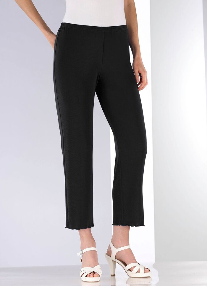 Zacht vallende, 7/8-lange broek 