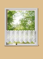 Kort gordijn met vlindermotief 