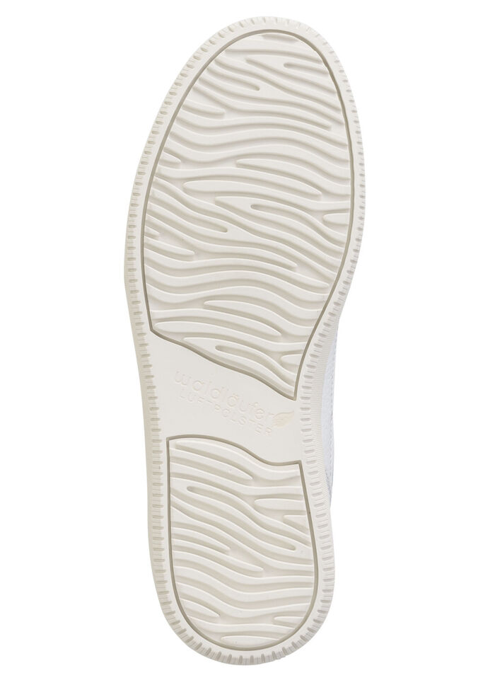 Waldläufer veterschoen van generfd nappaleer NATUURLIJK WIT