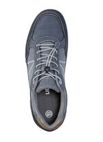 Sneakers met elastisch snelvetersysteem met stopper BLAUW-COGNAC