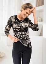 Shirt met strass-versieringen 