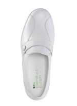 ELENA EDEN pantoffels met decoratieve knopen en elastische inzet PERLGRAU