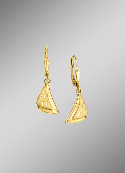 Oorbellen goud 585/- 