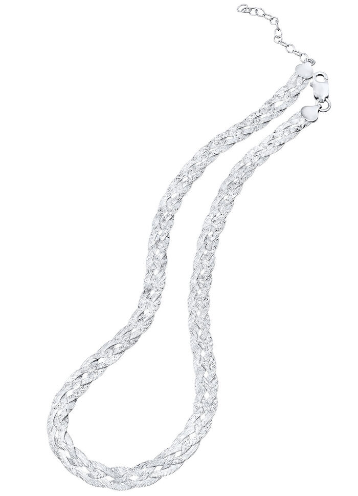 Gediamanteerde vlechtketting 