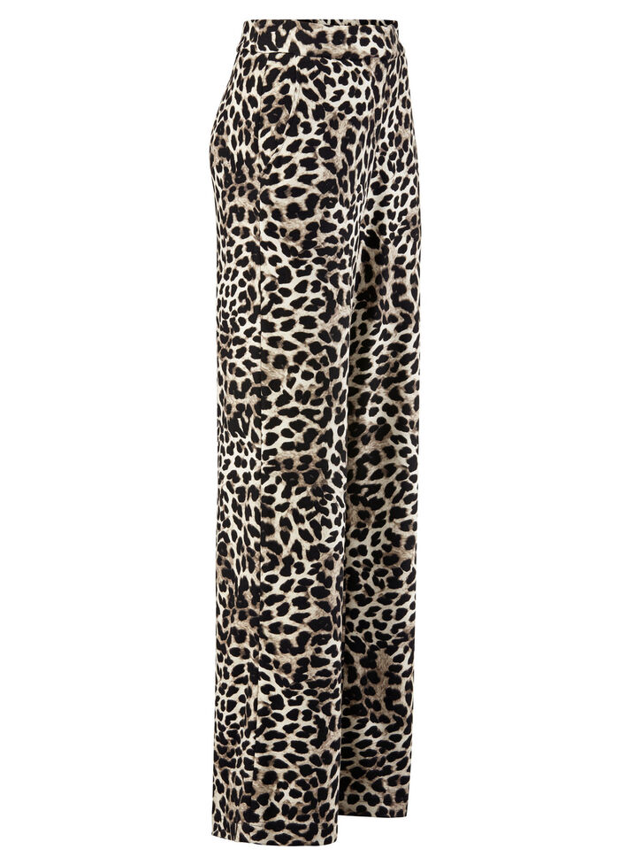 Broek in trendy luipaardprint design 