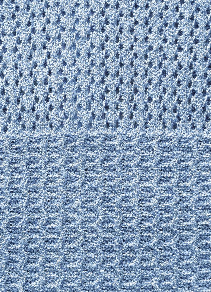 Vest met een gedetailleerd patroonmix 