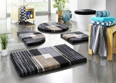 Badmattenset met antislip-onderkant 