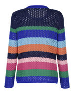 Trui met blokstreepdessin 