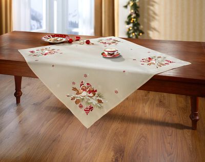 Prachtige winterse tafel- en kamerdecoratie 