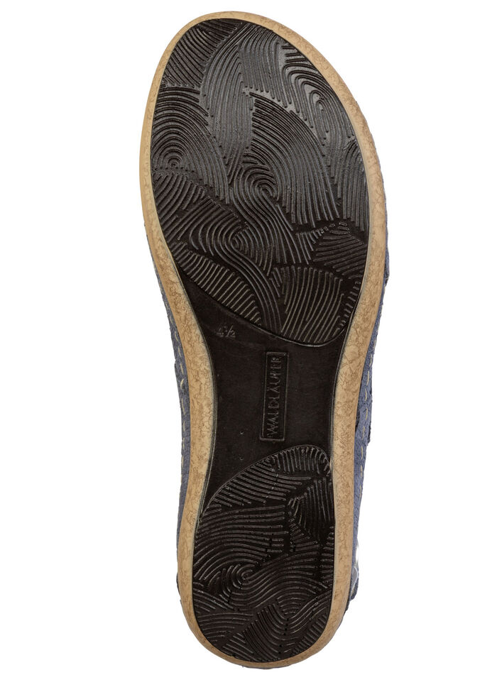 Waldläufer, comfortabele damessandalen, breedte H, met uitneembaar voetbed JEANS