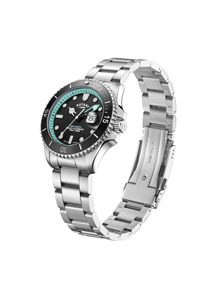 Rotary Henley Seamatic automatisch duikhorloge met roestvrijstalen kast 