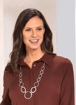 Elegante ketting met ovale schakels 