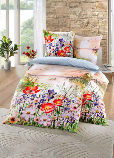 Beddengoedset met omkeerbare kussensloop 