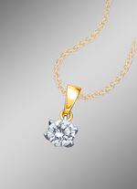 Solitaire hanger met loepzuivere briljant 