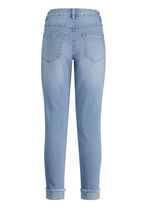 Jeans met fonkelende strass steentjes LICHTBLAUW