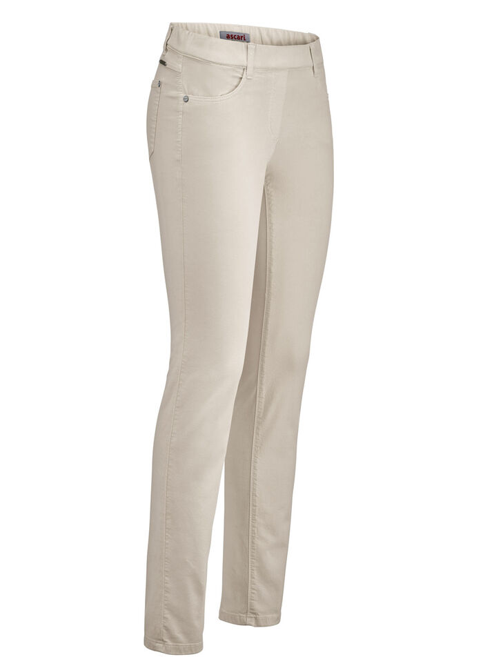 Broek in een comfortabel pull-on-model BEIGE