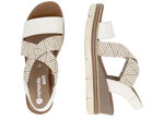 Remonte sandalen met gevlochten details HELLBEIGE-SAND