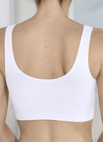 BH met praktische sluiting aan de voorkant WIT