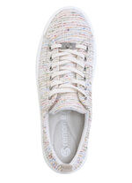 Remonte sneakers gemaakt van effectief gestructureerd textielmateriaal WEISS-MULTICOLOR
