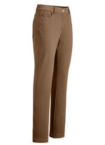 Broek met sportieve chic COGNAC