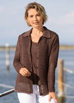 Gebreide twinset met duurzaam gerecycled katoen 