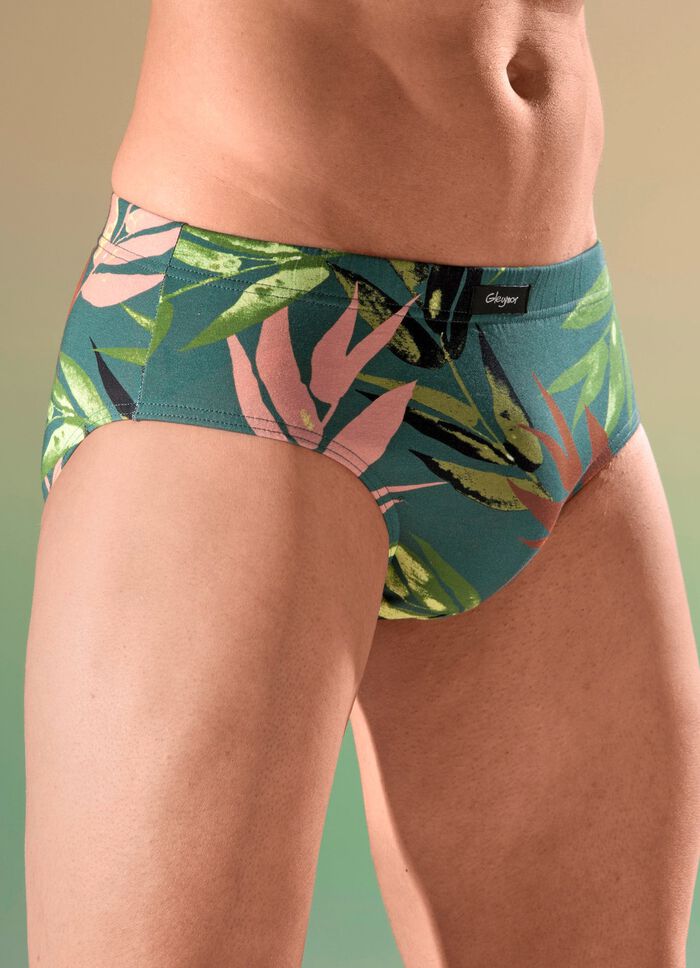 Set van drie slips met elastische tailleband 