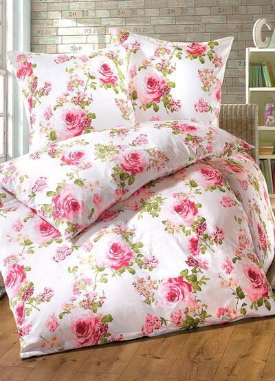 Beddengoedset met rozendessin  Beddengoedset met rozendessin