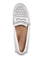 Gemini pantoffels van schaduwrijk nappaleer WIT