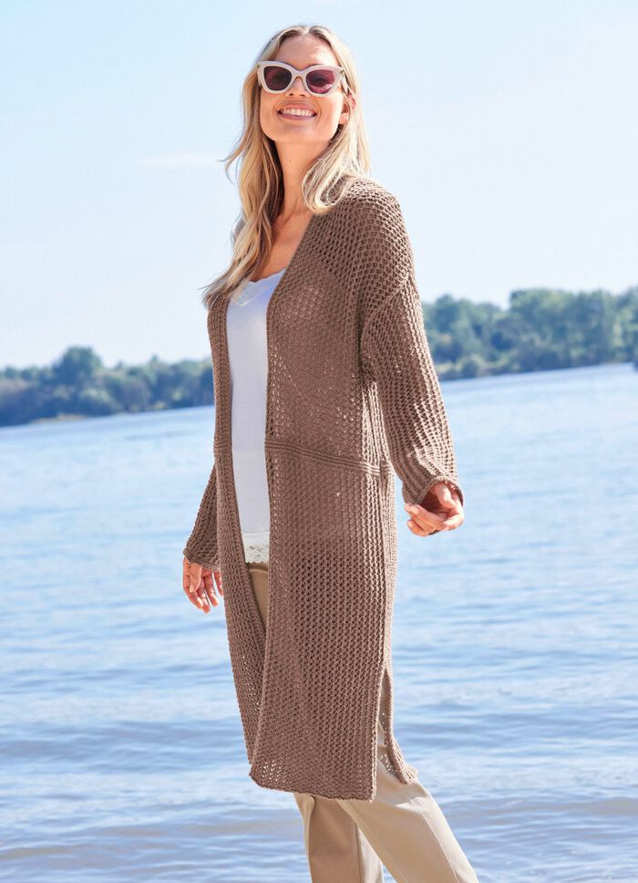 Lang vest met een prachtige mix van patronen 