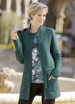 Cardigan met strikband voor breedteverstelling 