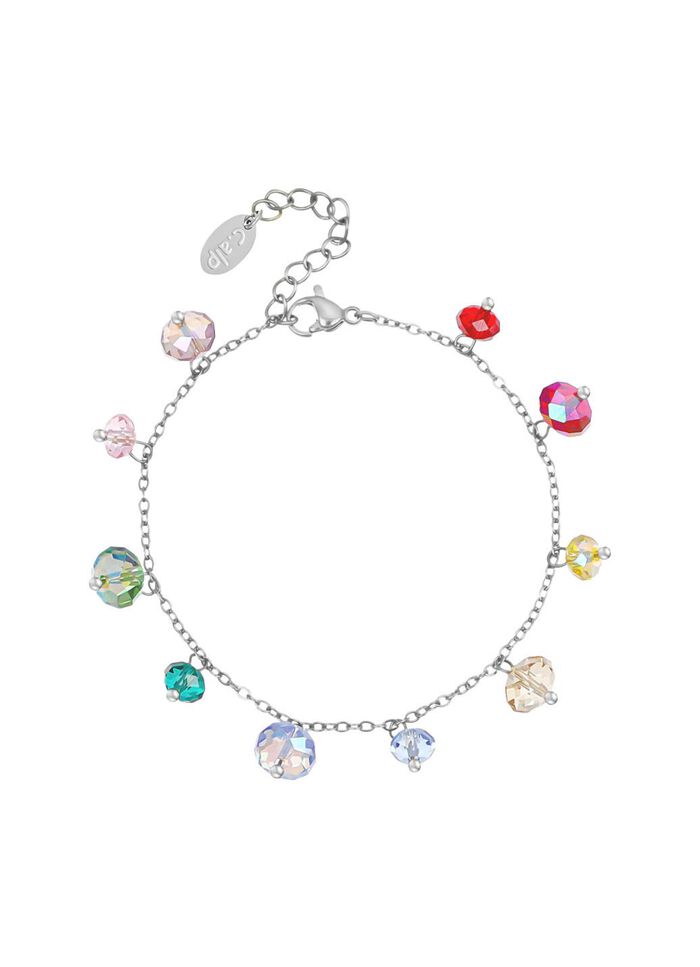 Armband met kleurrijke Swarovski&reg;-kristallen 