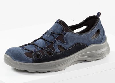 GINO GALANTE pantoffels met elastische decoratieve vetersluiting 