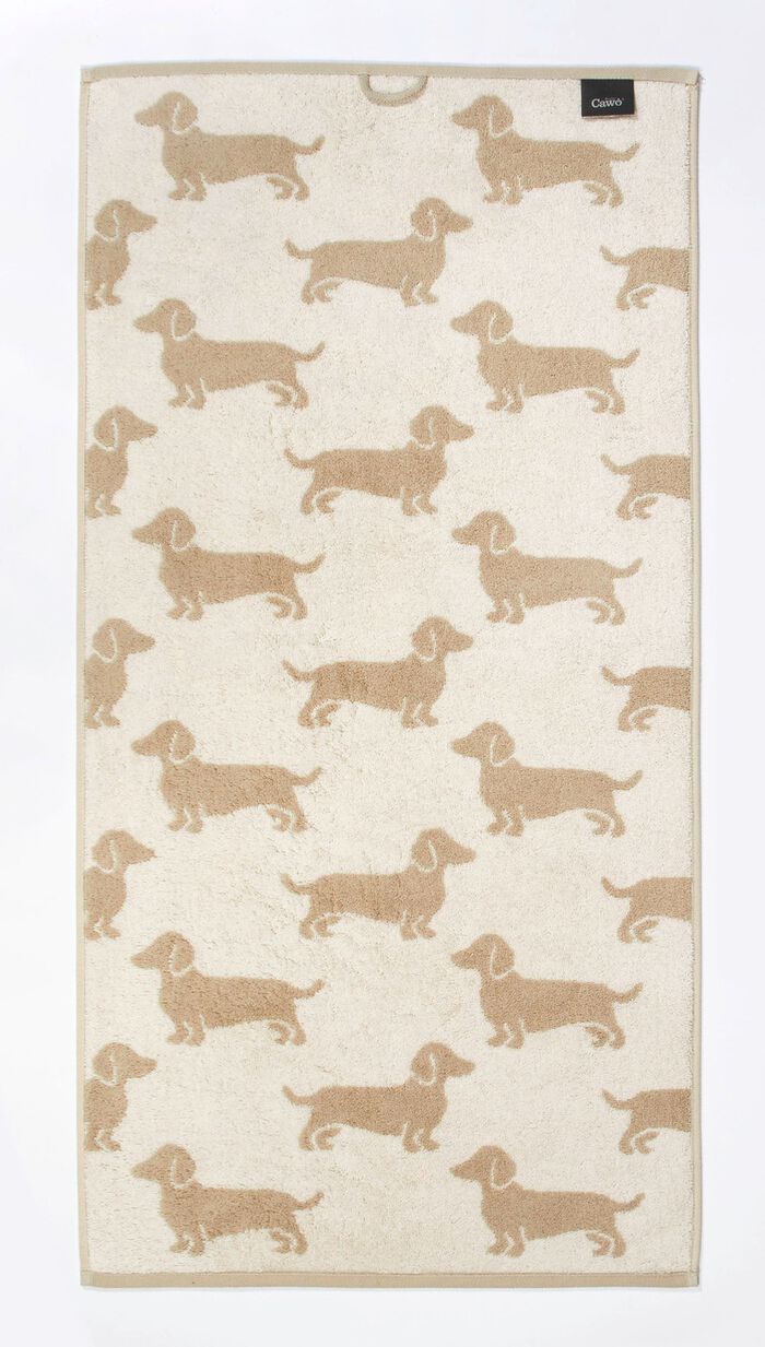 badstofserie in absorberende, zachte katoenkwaliteit BEIGE