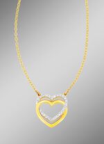 Romantische ketting met 25 diamanten 