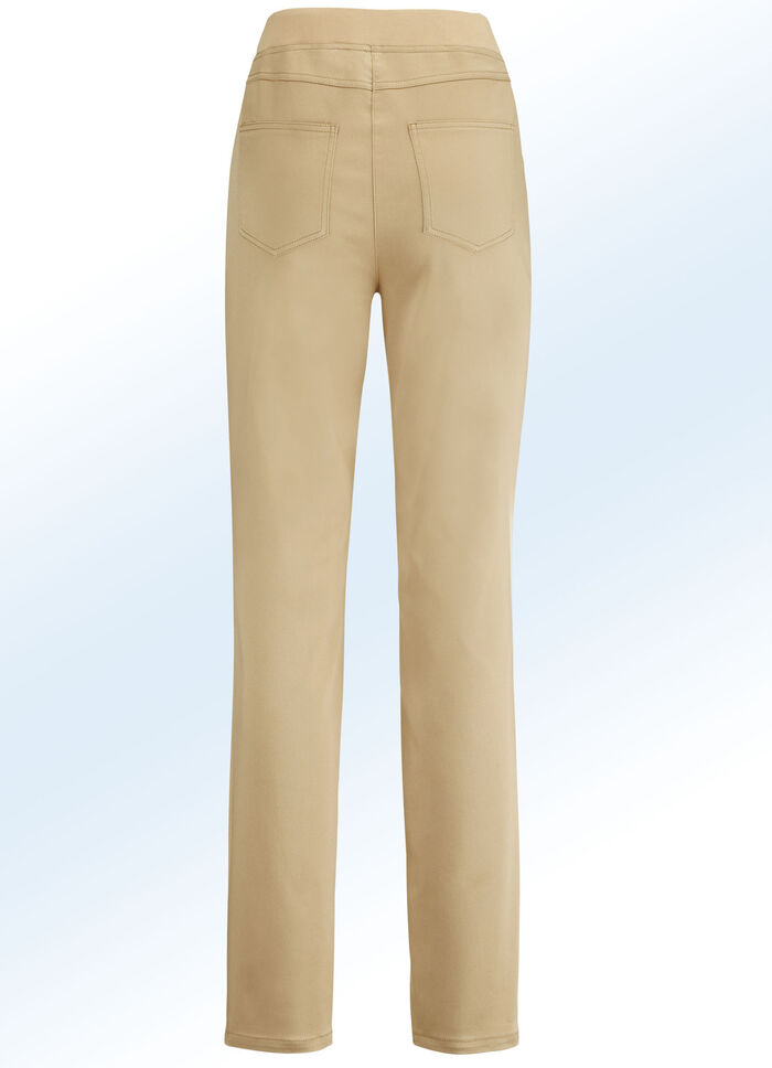 Elegante broek in pull-on-stijl CAMEL