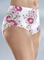 Set van vier slips met een mooi bloemdessin 