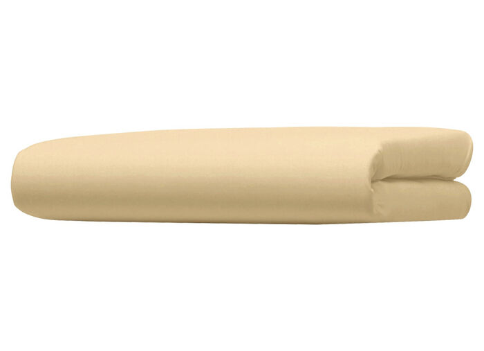 Luxe gedraaid jersey hoeslaken met elastaan CAMEL