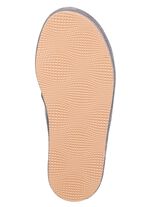 Laurina, gevoerde damespantoffels, met scheerwol LICHT TAUPE