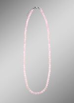 Ketting met echte rozenkwarts 