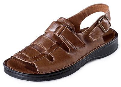 Gemini, klassieke herensandalen, met klittenbandsluiting 