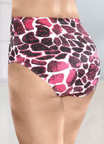 Set van vier slips met een opvallend printdesign 
